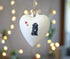 Newfoundland Ceramic Heart Bauble